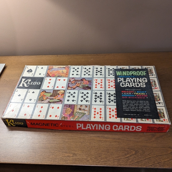 Vintage Kling Magnetic Playing Cards & Board - Picture 4 of 12